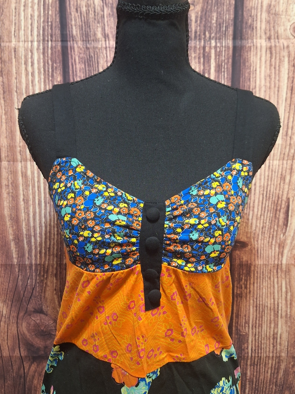 Hurley Floral Mix Dress Y2k Size XS - Picture 2 of 7